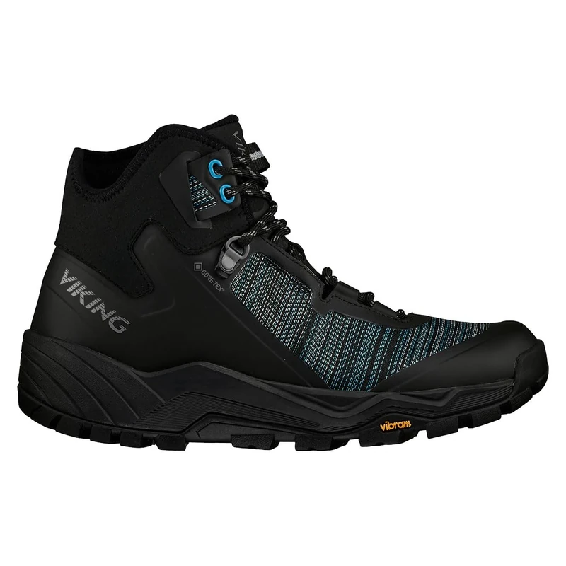 Viking Unisex Cerra Rolling Mid Gtx Walking shoe Black Aqua 5.5 UK