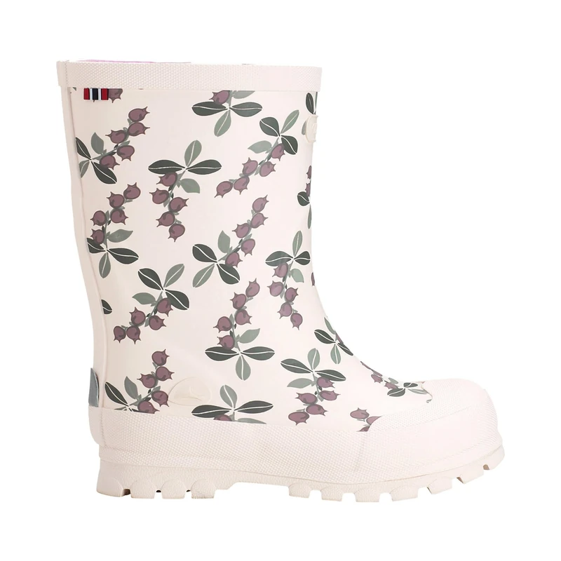 Viking Jolly Print Rain Boot Unisex Kids, Light Pink Olive, 11.5 UK Wide