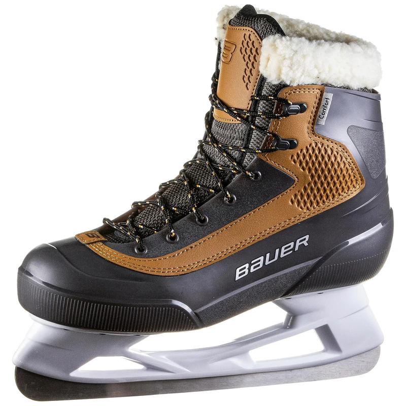 Bauer Men's Whistle Ice Skates - Black, 41 - Image 1