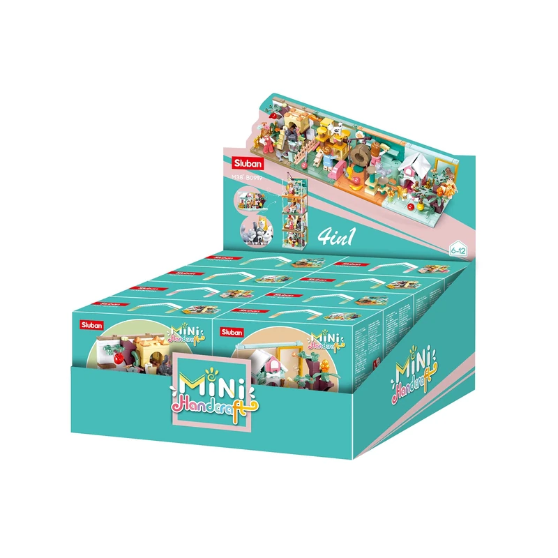 Sluban Mini Handcraft-4 Assorted Building Set - 8 Pcs M38-B0919