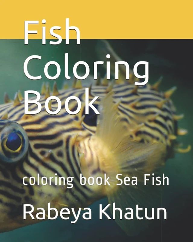 Fish Coloring Book: coloring book Sea Fish