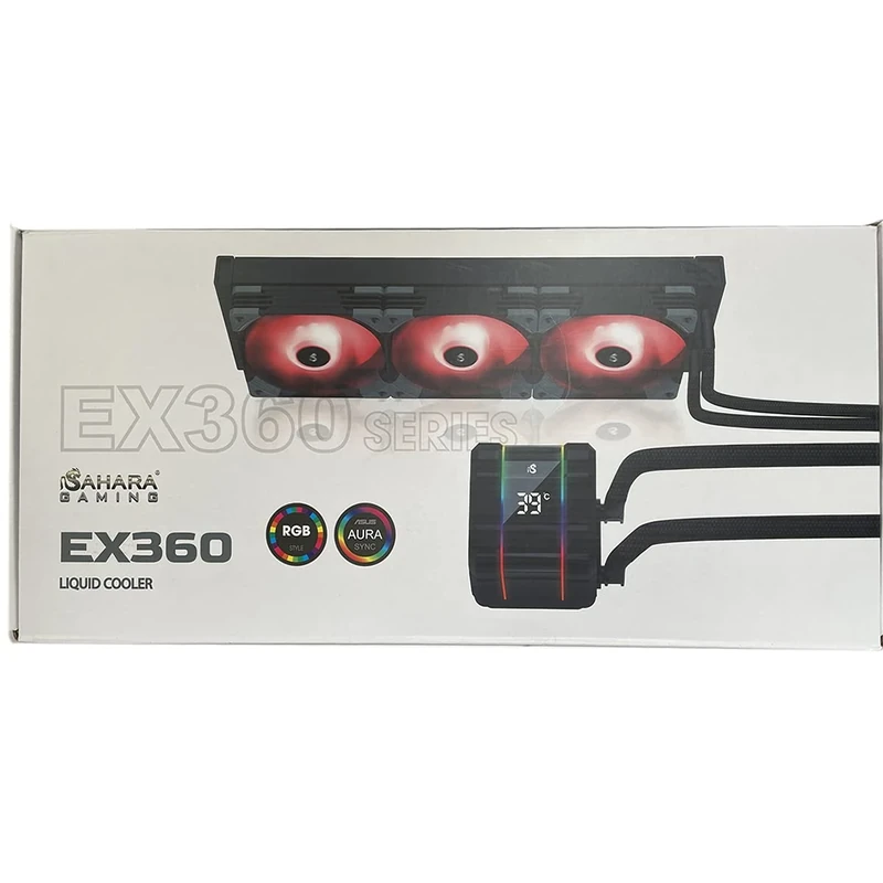 SaharaGaming EX360 ARGB & SYNC AIO Universal Gaming Cooler