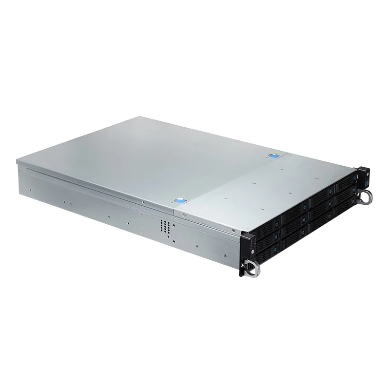 UNYKAch HSW6212 Hot Swap 2U, ATX, 12 Bays Compatible with 3.5″ or 2.5" Drives, 4 x 80mm Fans, 2 x USB 2.0