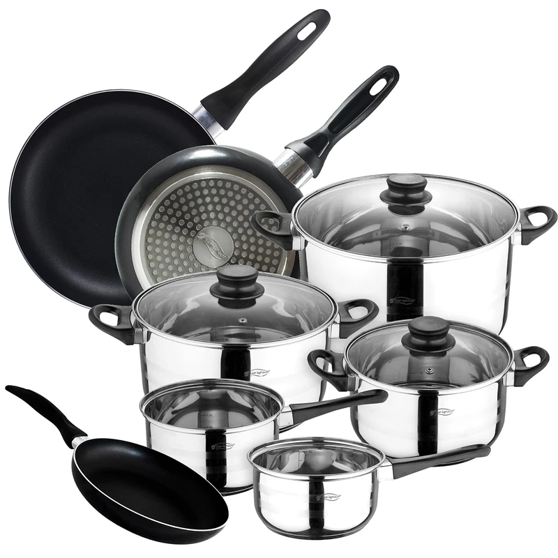 San Ignacio Set of 8-Piece Drum + Set of 3 Frying Pans 16/20/24 cm - Image 1