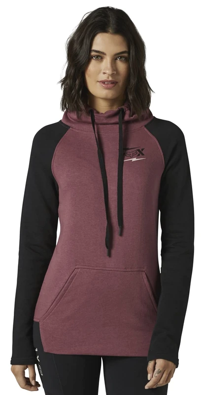 FOX Womens Clean Up Pullover Hoodie Purple Haze XS