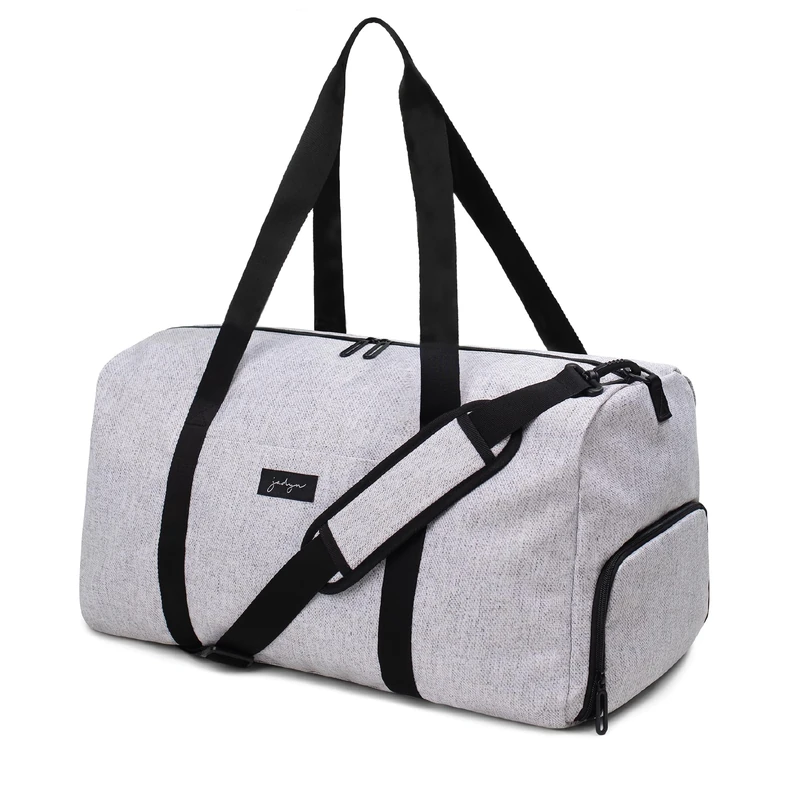 Jadyn 22" Women's Large Duffel/Weekender Bag with Shoe Pocket, Travel Bag, Heather Gray, L, Weekender