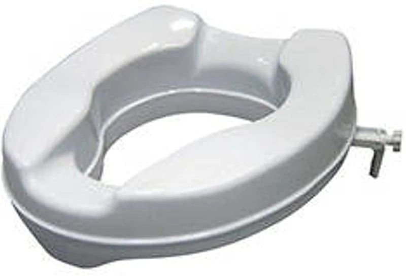 W.w.o. 1004 Adjustable Toilet seat, Riser, 15 cm Height, White