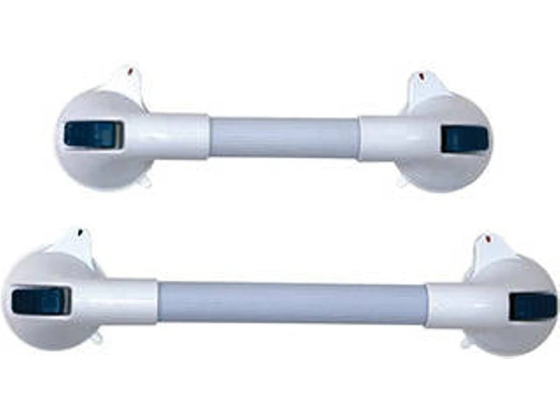 W.w.o. 1007 – Portable Handle with Suction Cups, 40 cm Long, White, Unisex - Image 1