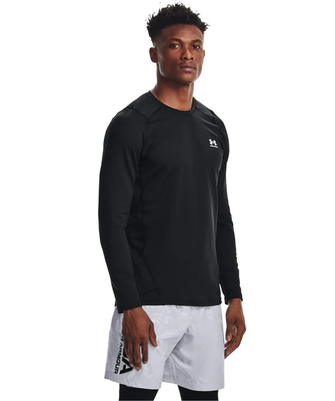 Under Armour Men UA CG Armour Fitted Crew, Warm Functional Shirt for Men, Lightweight Tight-Fit Long-Sleeve Sports Top , Thermal Long-Sleeve Shirt