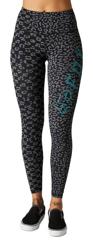 Womens Aop Detour Leggings Black XS - Image 1