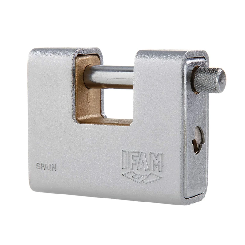 IFAM 052180 Armoured ARM80 S High Security Padlock, Chrome
