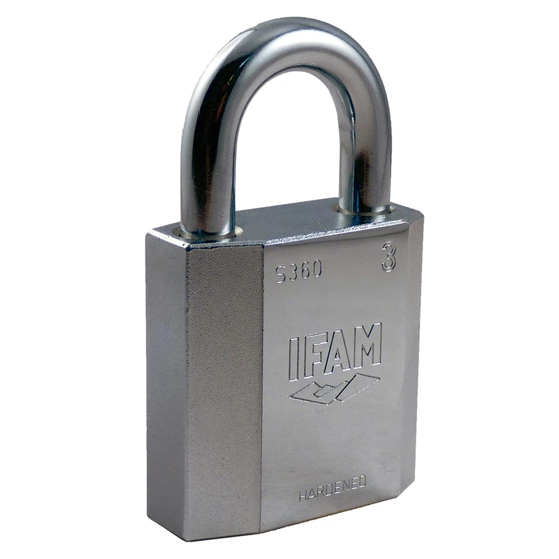 IFAM 051700 S360 High Security Padlock, Chrome