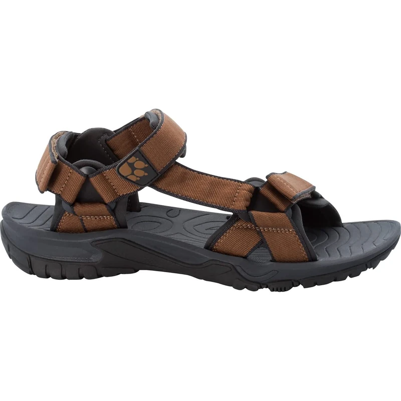 Jack Wolfskin Men's Lakewood Ride Sandal M, Brown/Black, 6 UK