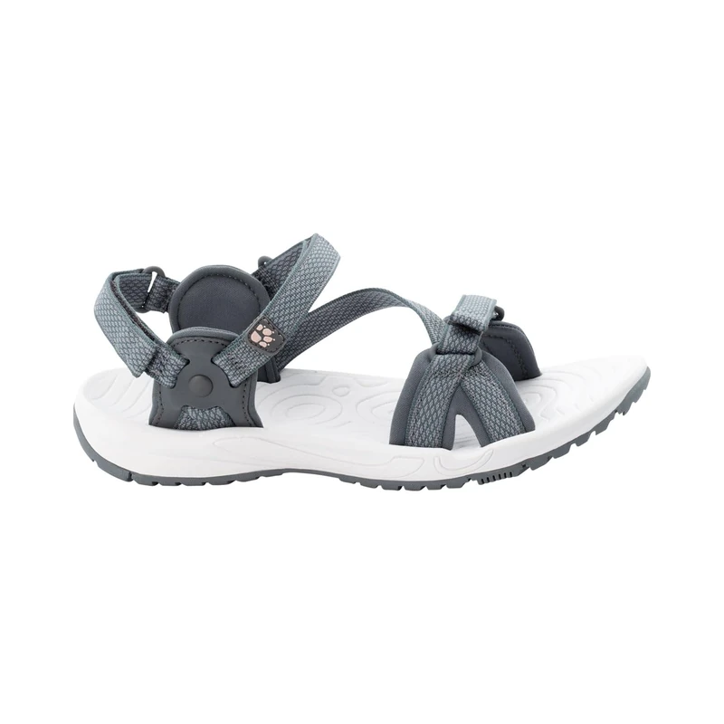 Jack Wolfskin Women's Lakewood Ride Sandal W, Bluish Grey/Rose, 3 UK