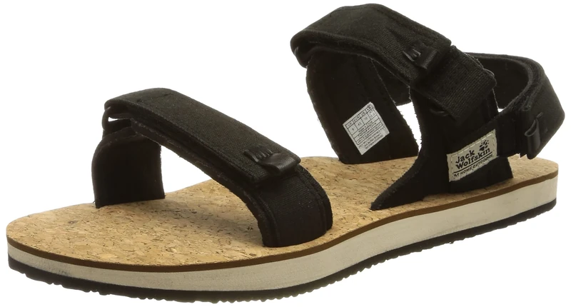 Jack Wolfskin Men's ECOSTRIDE 2 Sandal M, Phantom/Cork, 6 UK