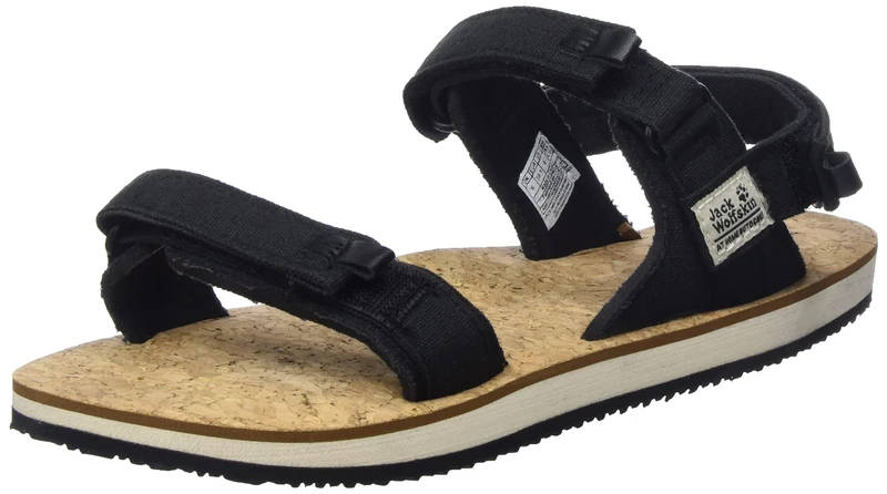 Jack Wolfskin Women's ECOSTRIDE 2 Sandal W, Phantom/Cork, 9 UK - Image 1