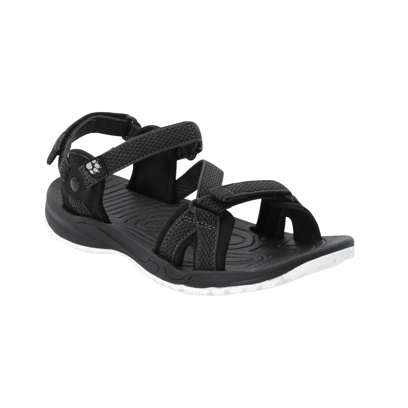 Jack Wolfskin Women's Lakewood Ride Sandal W, Black/Grey, 9 UK