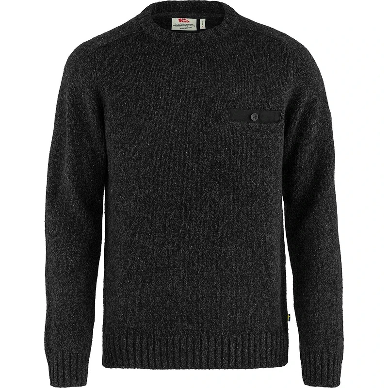 Fjallraven 84139 Lada Round-neck Sweater M Sweatshirt Men's Black M