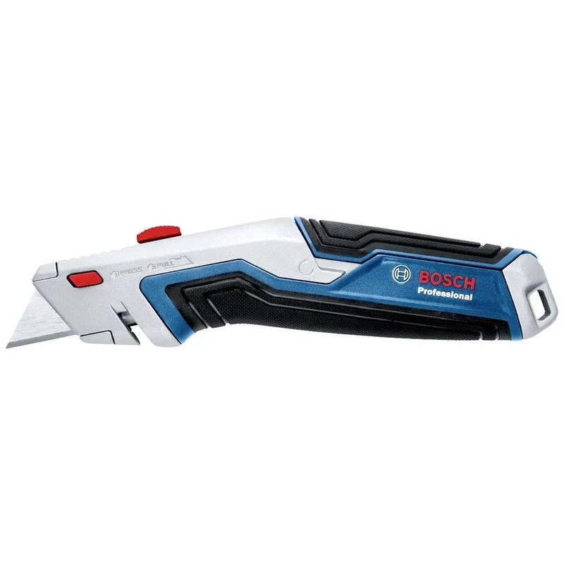 Bosch Professional universal carpet knife with retractable bade and blade compartment in the handle (incl. 3x trapezoid blades)