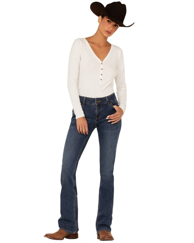 Wrangler Women's Retro Mid-Rise Jeans, Kora, 9-34