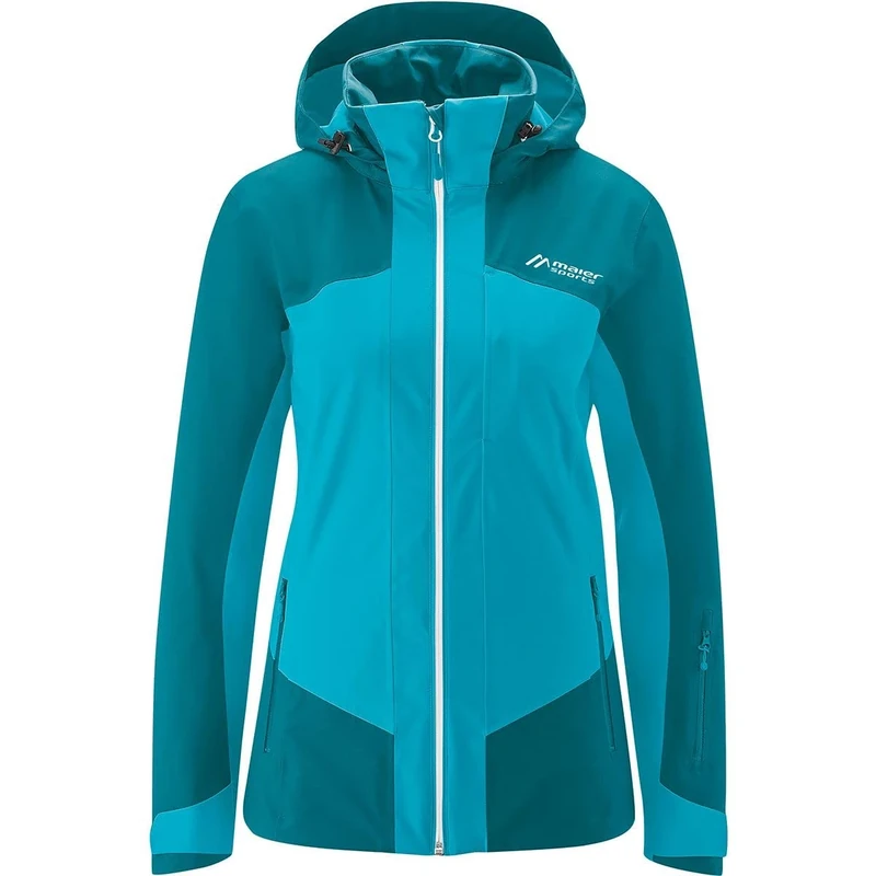 Maier Sports Women's Gravdal Xo2.0 W Outdoor Jacket, Dragon/Turquoise, 42