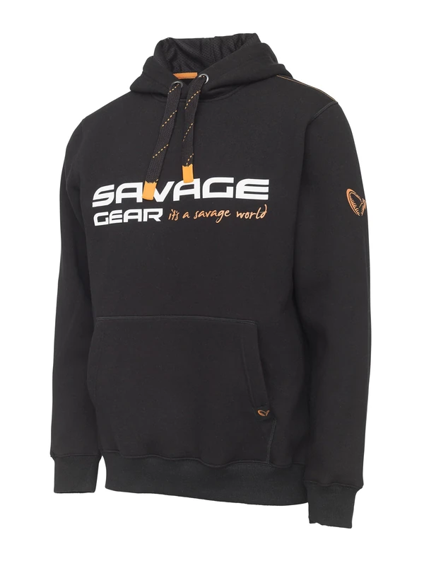 Savage Gear Cosmo Fishing Hoodie – Durable for Anglers, Campers, Hikers & Hunters, Sweatshirt for Outdoor Adventures, Heavyweight Warm Hoodie with Brushed Fleece, Kangaroo Pocket & Mesh-Lined Hood XXL