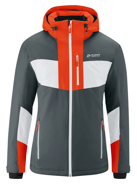 maier sports Men's Karleiten M Carleiten M, Graphite/Siren red, 54 (EU) - Image 1