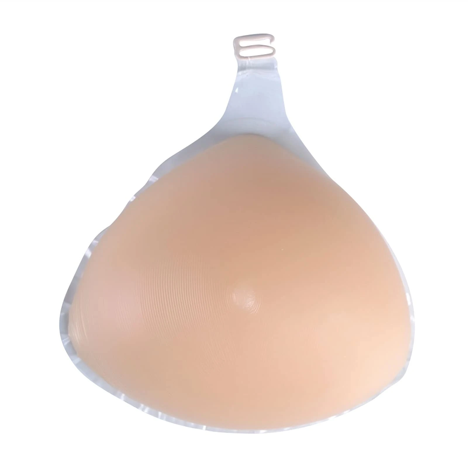 JuZi Store Silicone Breast Forms Enhancer Bra Pads Insert, Fake Boob with Hook Triangle Shape, Artificial Breast Form Mastectomy Prosthesis for Breast Cancer Recover (1 Piece) (Size : FF)