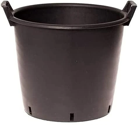 Muddy Hands Heavy Duty Large Plastic Plant Pot with Handles Outdoor Garden Vegetable Salad Flower Tree Planter Container (3, 70 Litre)