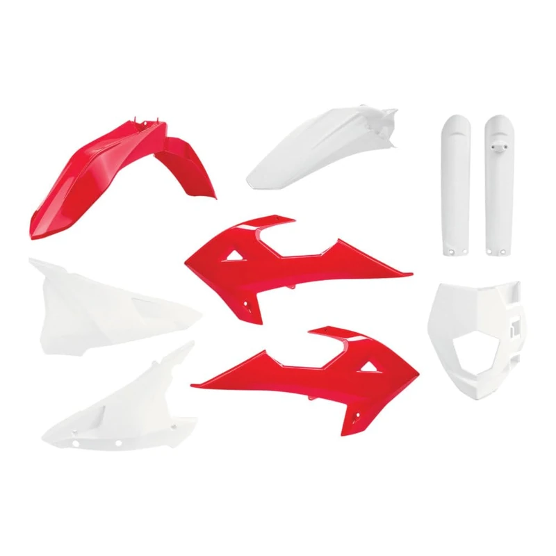 POLISPORT 91030 - Polisport Enduro Plastic Replica Kit for those seeking OEM quality for gas gas motorcycles in red/white