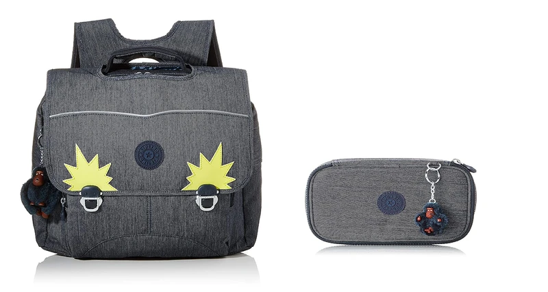 Kipling Iniko School Backpack 50 PENS Pencil Cases