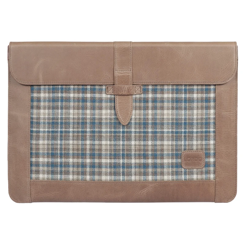 Londo OTTO460 Top Grain Leather Macbook Bag - for MacBook Pro and MacBook Air - 13.3 Inch - 13 Inch - iPad Pro 12.9 Inches - Compatible with M1 and 2020 Model (Mink, 13-inches)