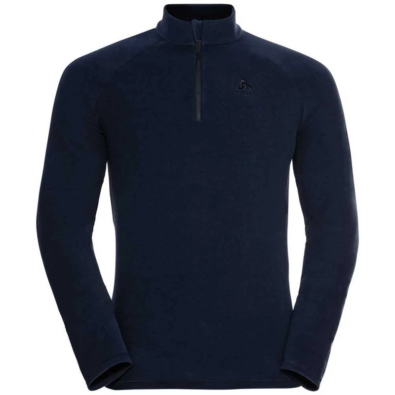 Odlo Men Long-sleeved shirt with zipper RIGI, dark sapphire, XXL