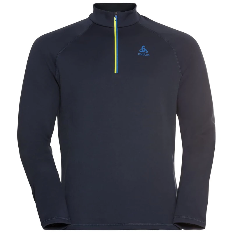 Odlo Men Long-sleeved shirt with zipper BESSO, dark sapphire, M - Image 1