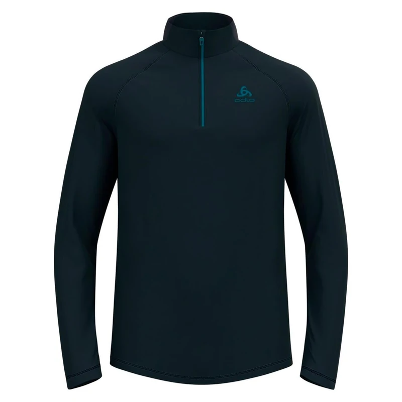 Odlo Men Long-sleeved shirt with zipper BESSO, dark sapphire, L