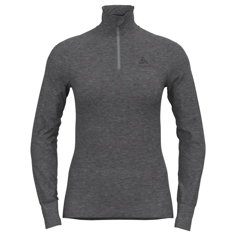Odlo Thermal underwear for women Active Warm I Long-sleeved thermal shirt I Warm ski underwear I Long-sleeved thermal shirt with collar and half zip I Women
