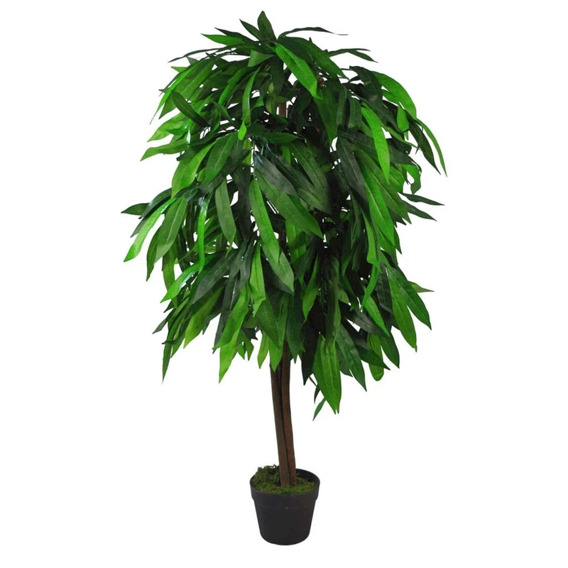 Leaf Design UK Artificial Realistic Mango Plant / Tree, 120cm