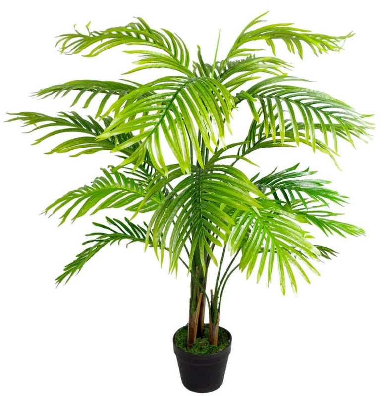 Leaf Design UK Large Realistic Artificial Palm Tree 130cm Natural Palm, 130cm, AZ-PALMNEW