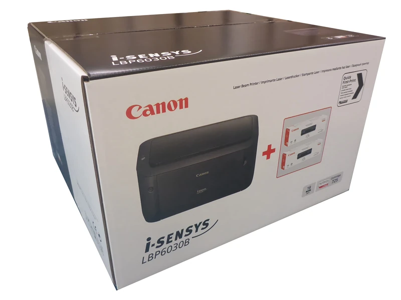 Canon i-SENSYS LBP6030B Bundle (LBP6030B + 2 cartridge as a hard bundle)