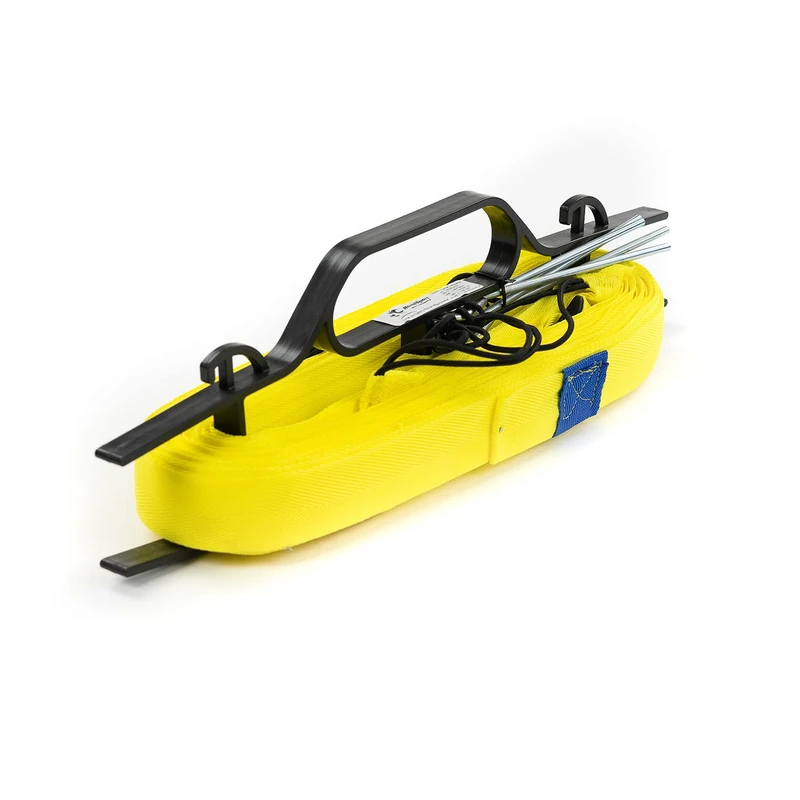 RomiSport Lines for Badminton Pitch Marking Courtline Max. 6.15 x 13.4 m Lines for Badminton Width 4 cm Marking Yellow Lawn Sand Anchor Hook (Yellow)