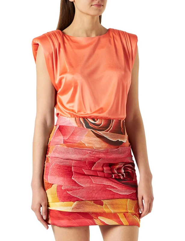 Just Cavalli Women's Vestito Dress, 182 Blush, 48