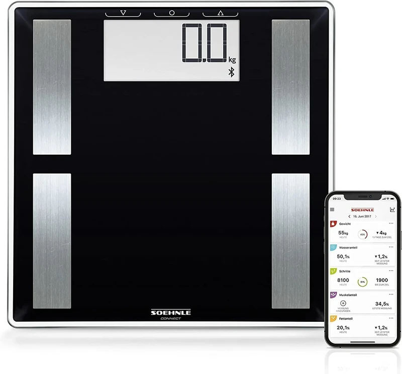 Soehnle Shape Sense Connect 50 Körperanalysewaage digital Wägebereich (max.)=180kg