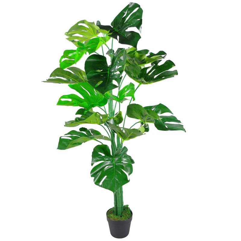 Leaf realistic Artificial Monstera Cheese Plant 120cm, AZ-CHEESE