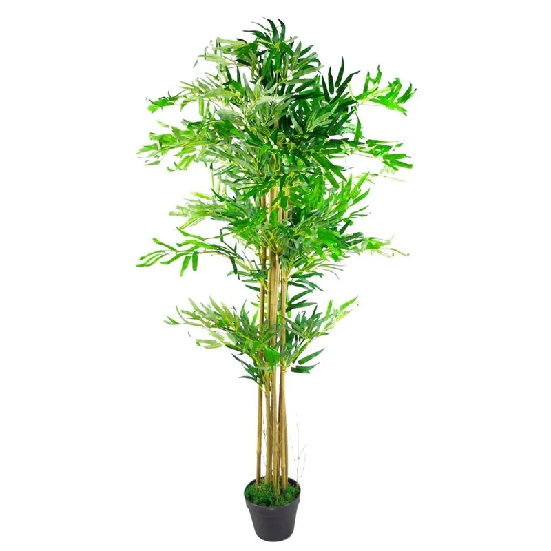 Leaf Design UK Realistic Artificial Bamboo Plants / Trees Natural, 150cm, AZ-BAMBOO