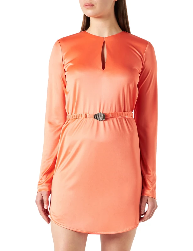 Just Cavalli Women's Vestito Dress, 182 Blush, 44