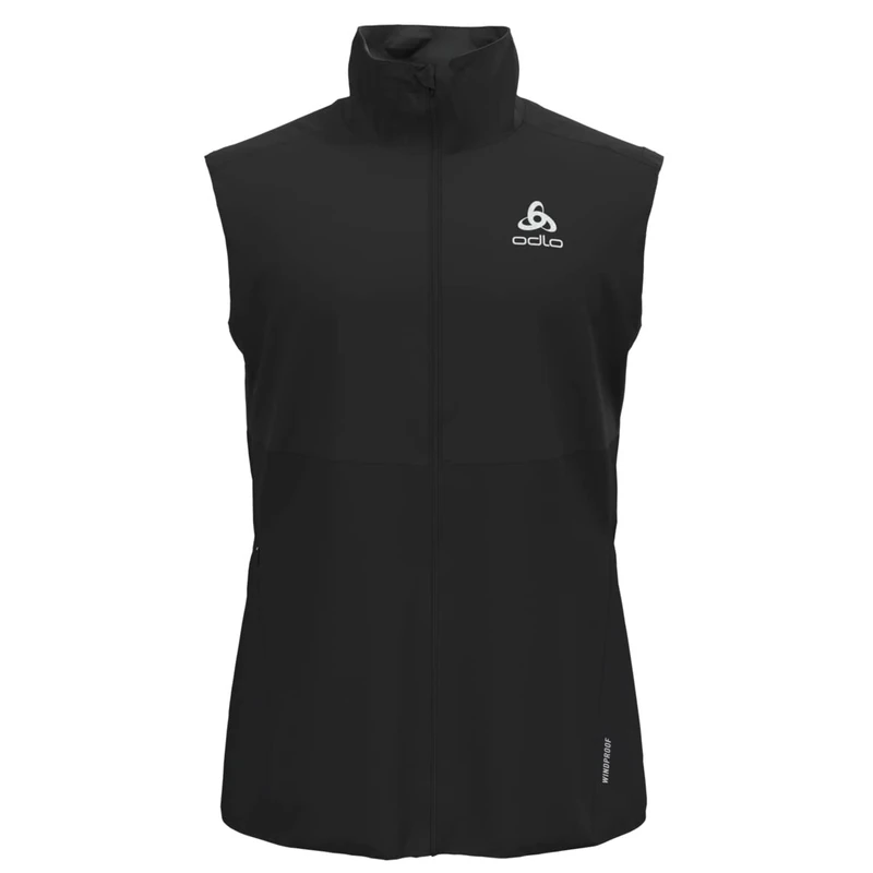 Odlo Men Running vest ZEROWEIGHT WARM, black, XXL