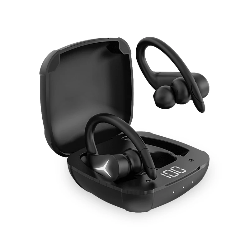 KSIX Sport Buds 2 Wireless Sports Headphones with Bluetooth 5.1 and Microphone, Sweat Resistant Sports Headphones for Calls, Music, TV and PC
