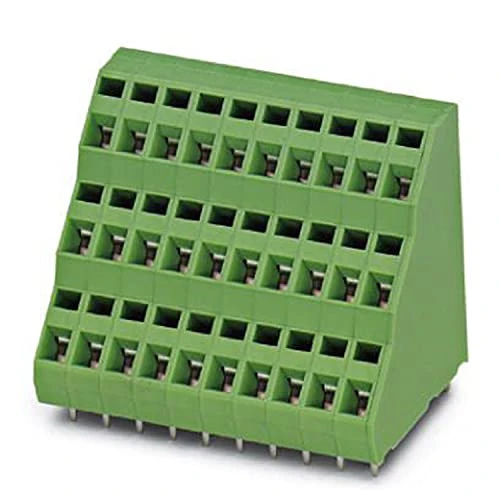 PHOENIX CONTACT ZFK3DSA 1.5-5.08-15 PCB Terminal, Green, 1.5 mm² Nominal Cross Section, 15 Pin Number per Row, ZFK3DS(A) 1.5 Item Family, 5.08 mm Pitching, Pack of 10