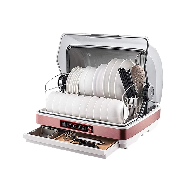 Mini Portable Dishwasher, One-Click Table Top Dishwasher for Family, Restaurant, Apartment - Small Size