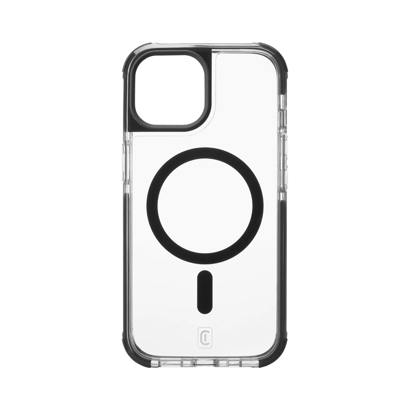 cellularline - Tetra Force Strong Guard Mag - iPhone 15 - Ultra Protective Cover - Compatible with Apple MagSafe Ecosystem - Transparent